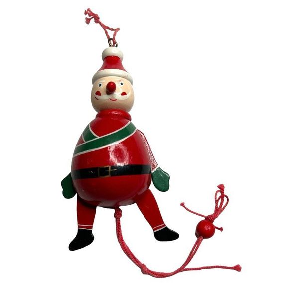 Vintage Holiday Vintage Christmas Pull String Ornament Poshmark